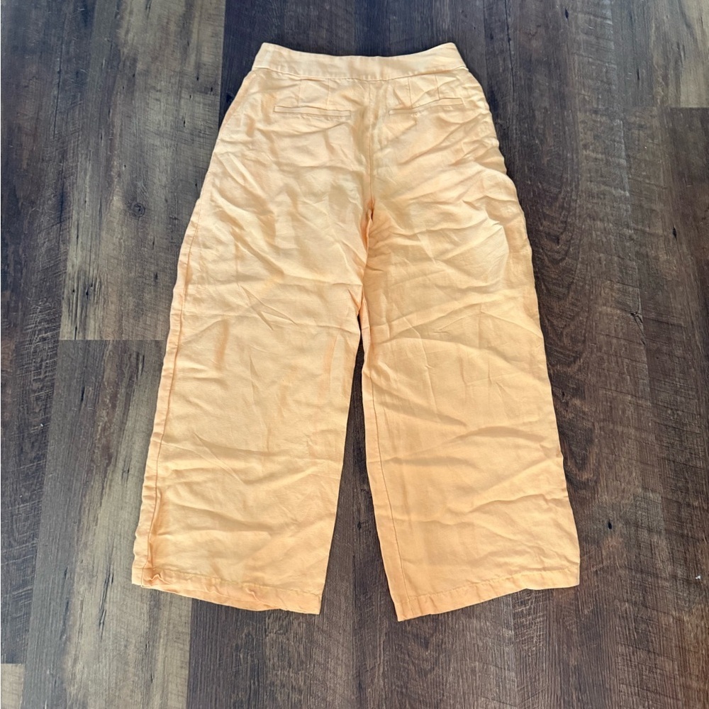 Club Monaco Wide Leg Linen Pants - Picture 2 of 8